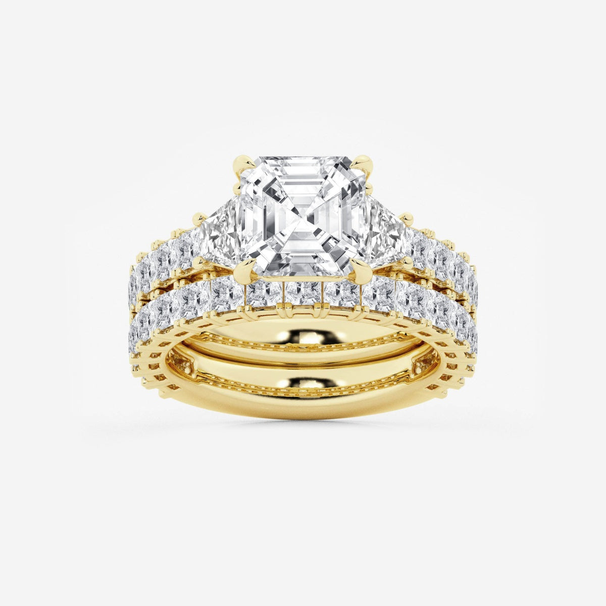 Genevieve - Intricate Bridal Set Engagement Ring