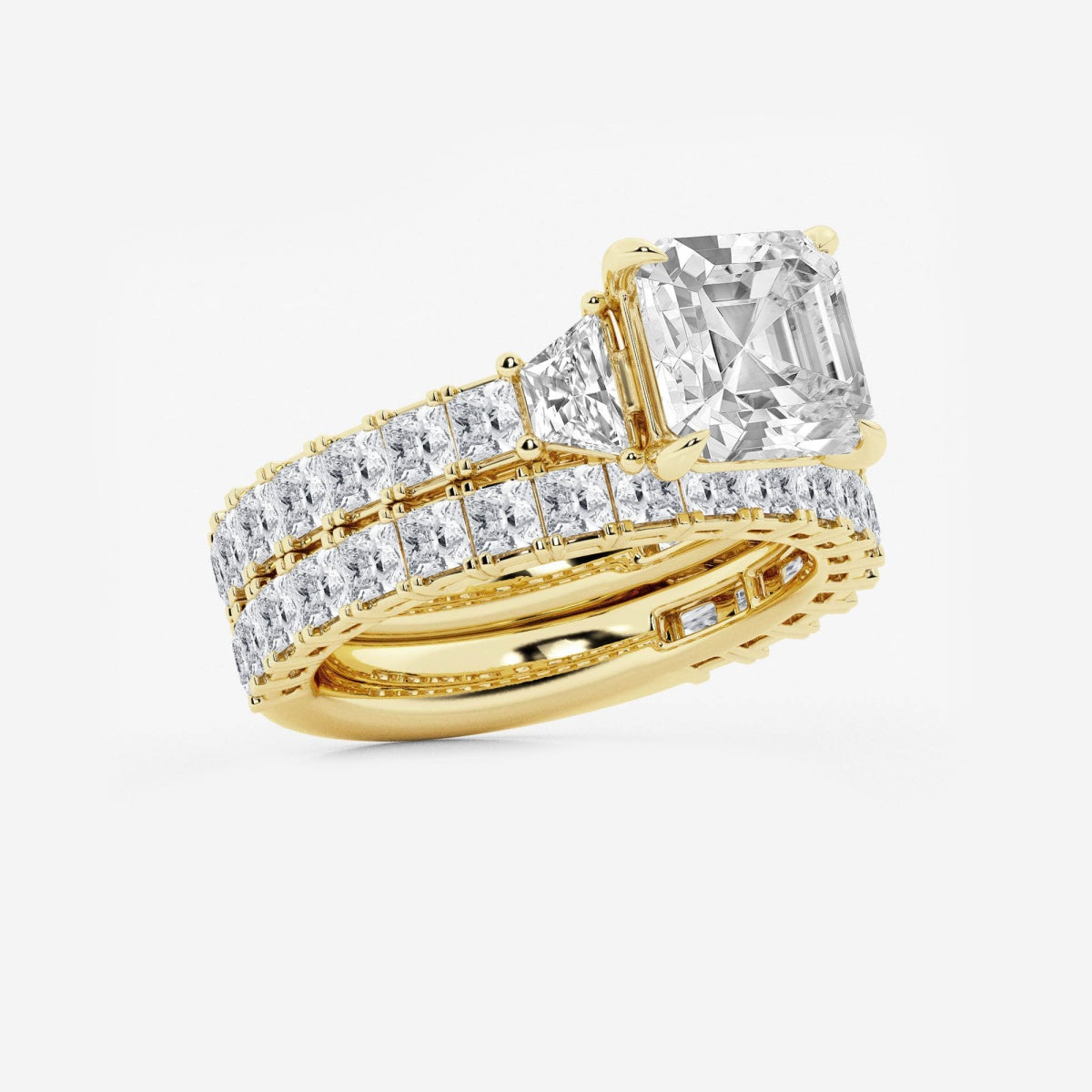Genevieve - Intricate Bridal Set Engagement Ring
