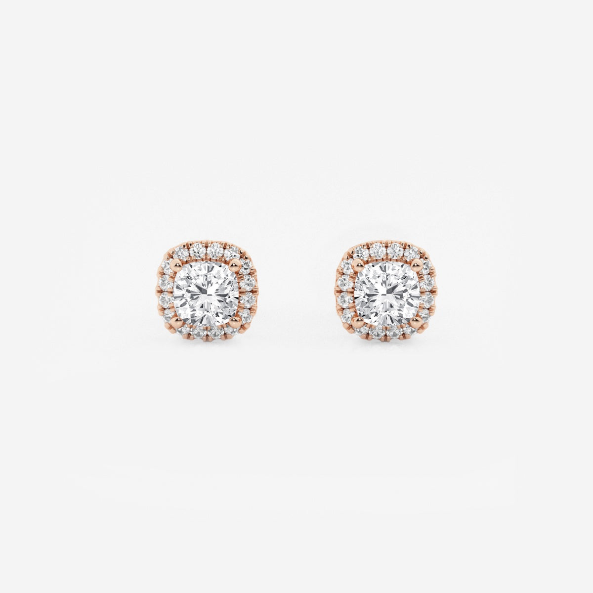 Haley - Radiant Halo Design Earrings