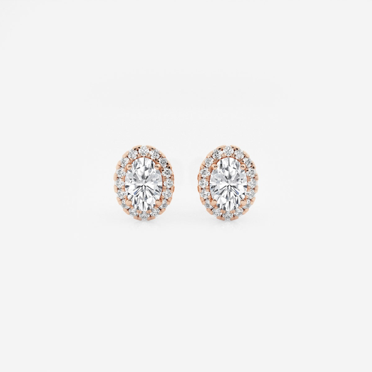 Haley - Radiant Halo Design Earrings