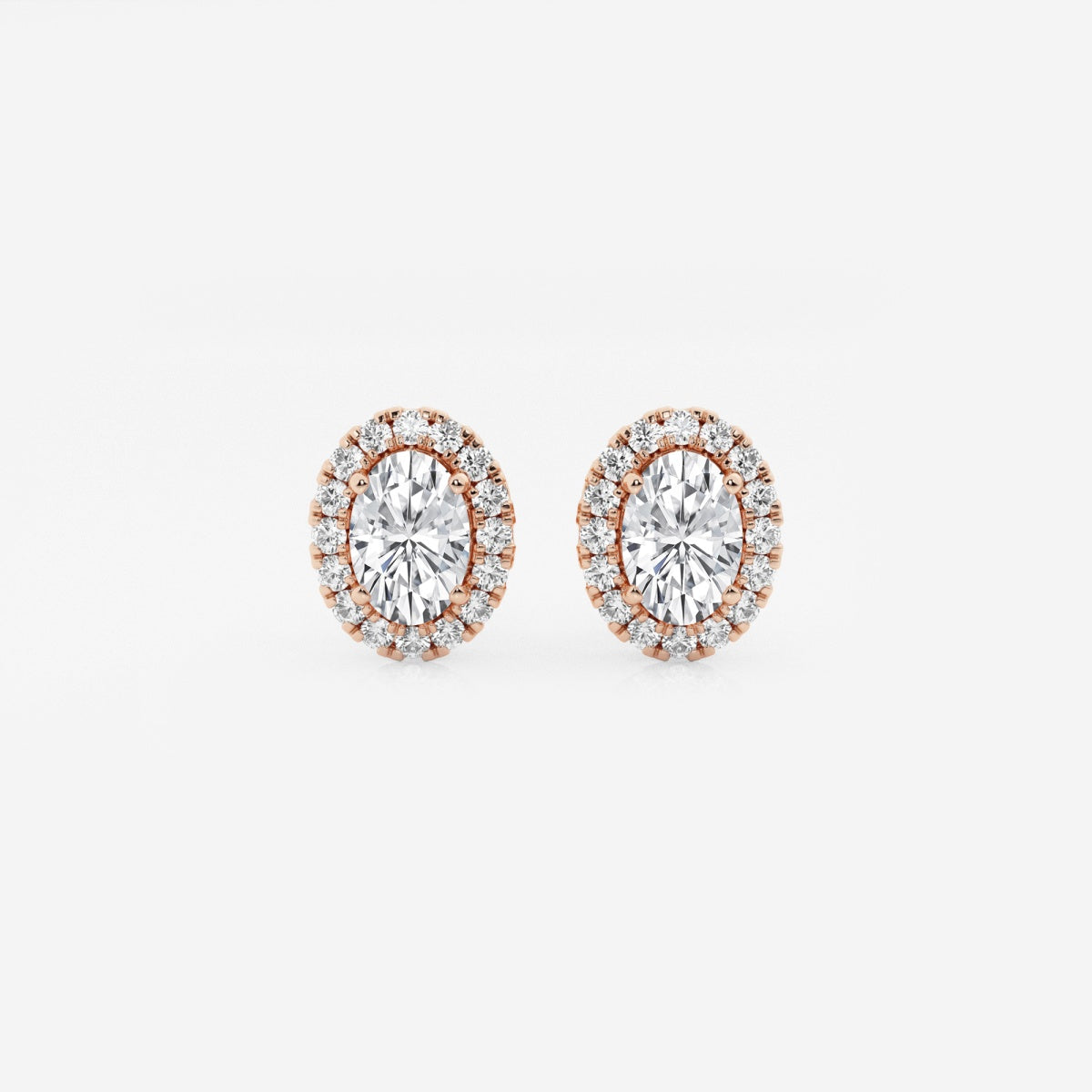 Haley - Radiant Halo Design Earrings