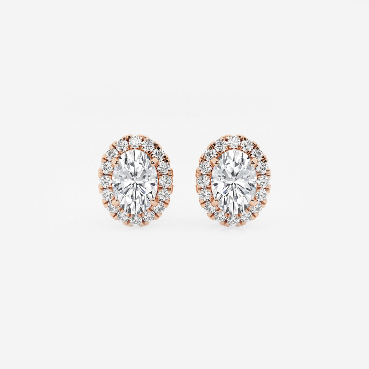 Haley - Radiant Halo Design Earrings