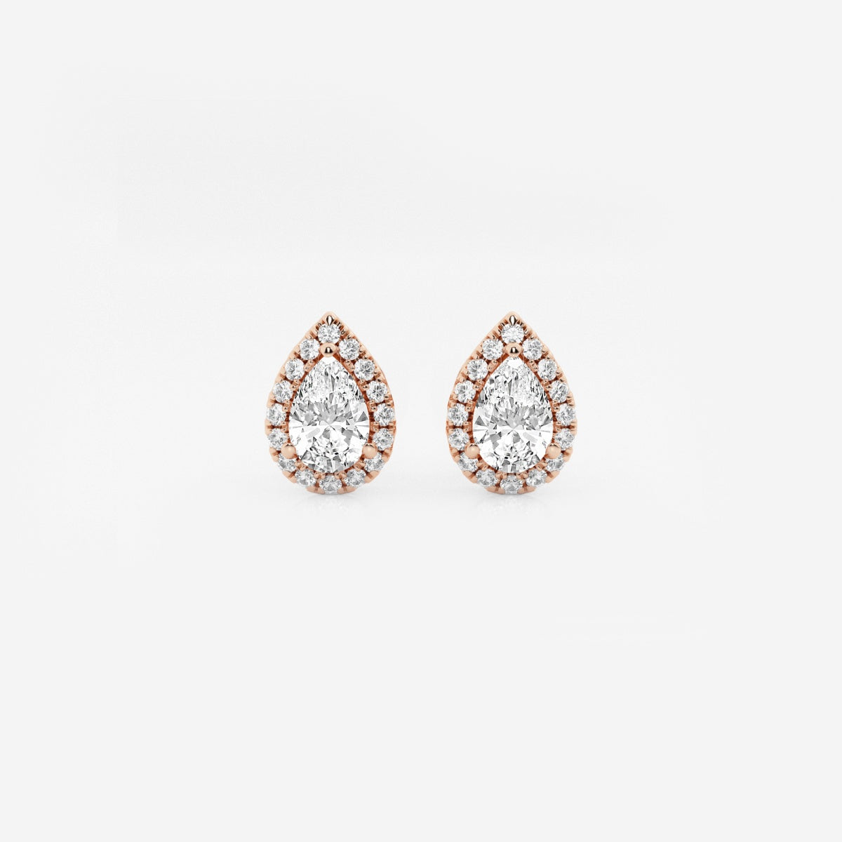 Haley - Radiant Halo Design Earrings