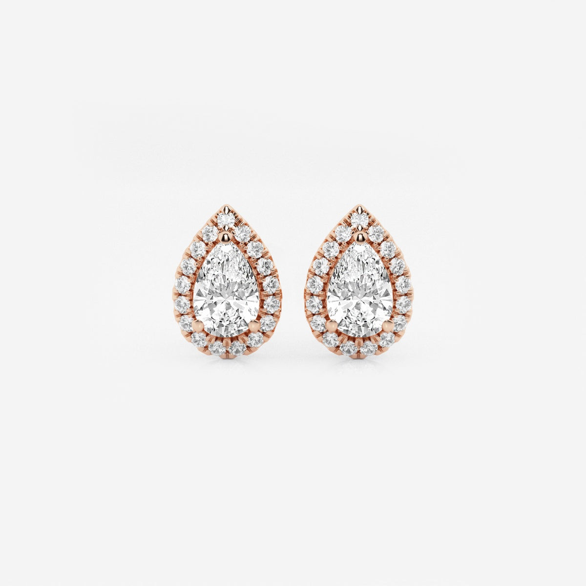 Haley - Radiant Halo Design Earrings
