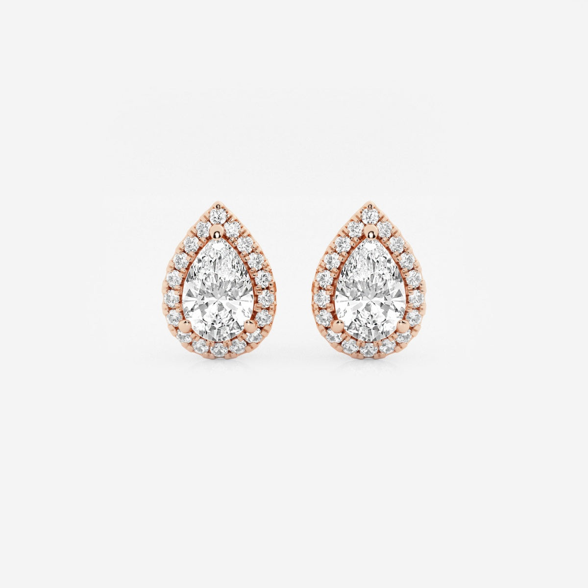 Haley - Radiant Halo Design Earrings