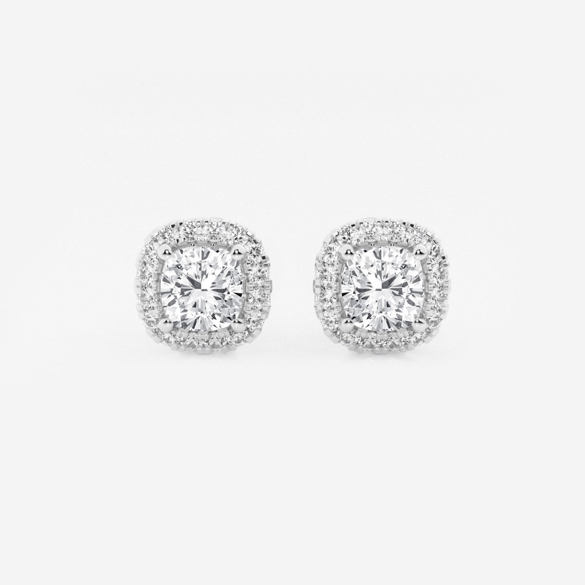 Haley - Radiant Halo Design Earrings