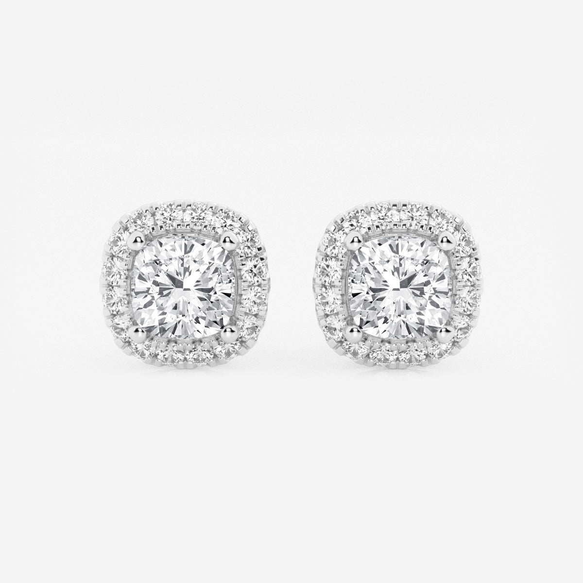 Haley - Radiant Halo Design Earrings