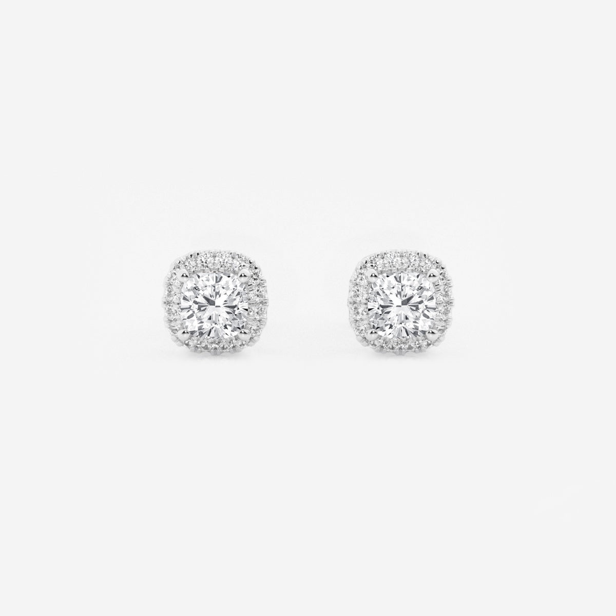 Haley - Radiant Halo Design Earrings
