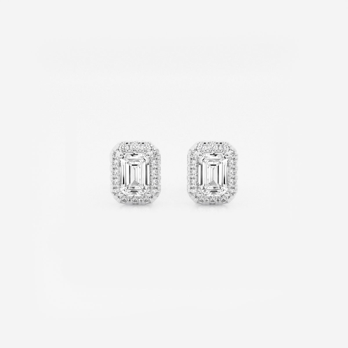 Haley - Radiant Halo Design Earrings