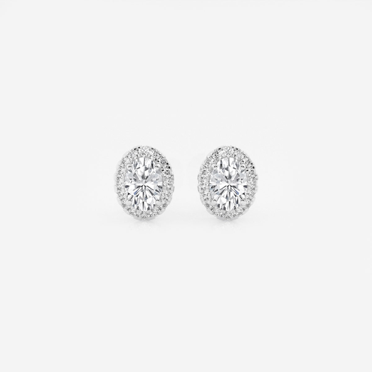 Haley - Radiant Halo Design Earrings