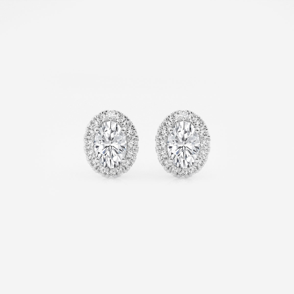 Haley - Radiant Halo Design Earrings