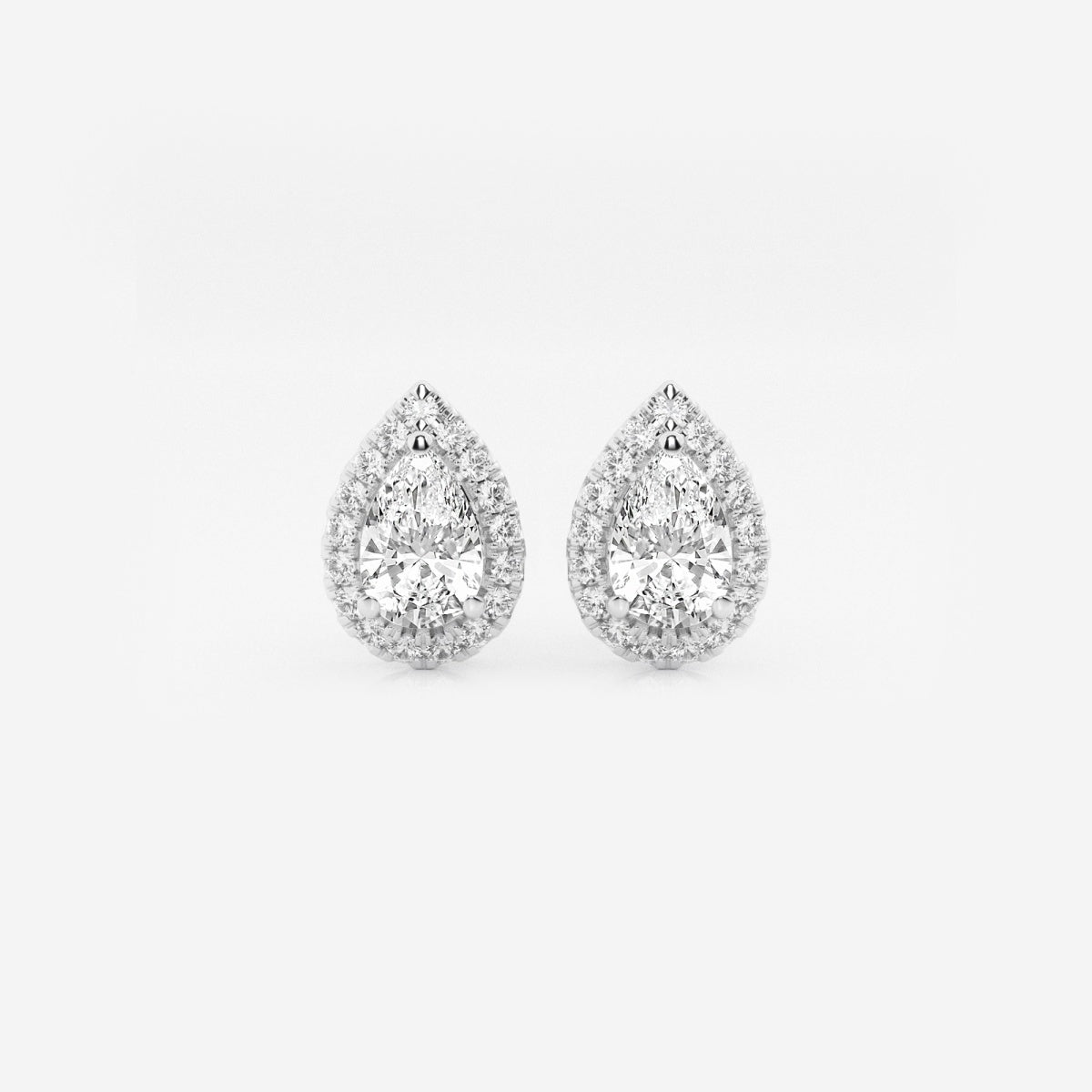 Haley - Radiant Halo Design Earrings