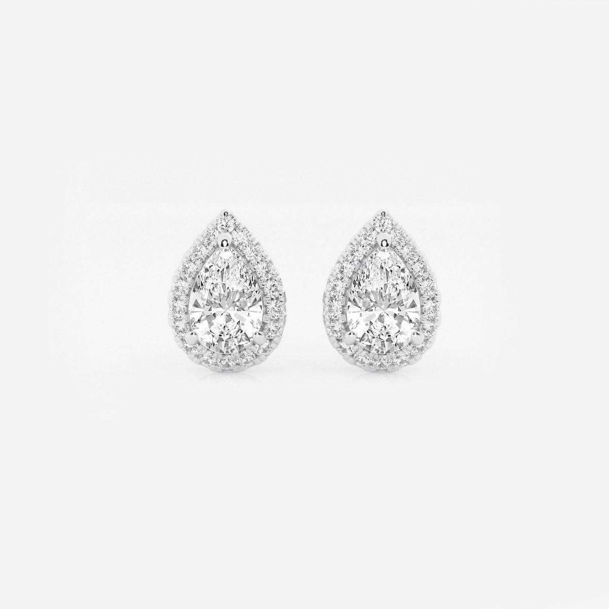 Haley - Radiant Halo Design Earrings