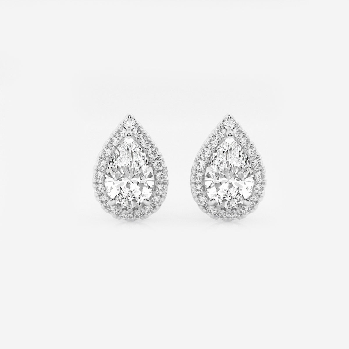 Haley - Radiant Halo Design Earrings