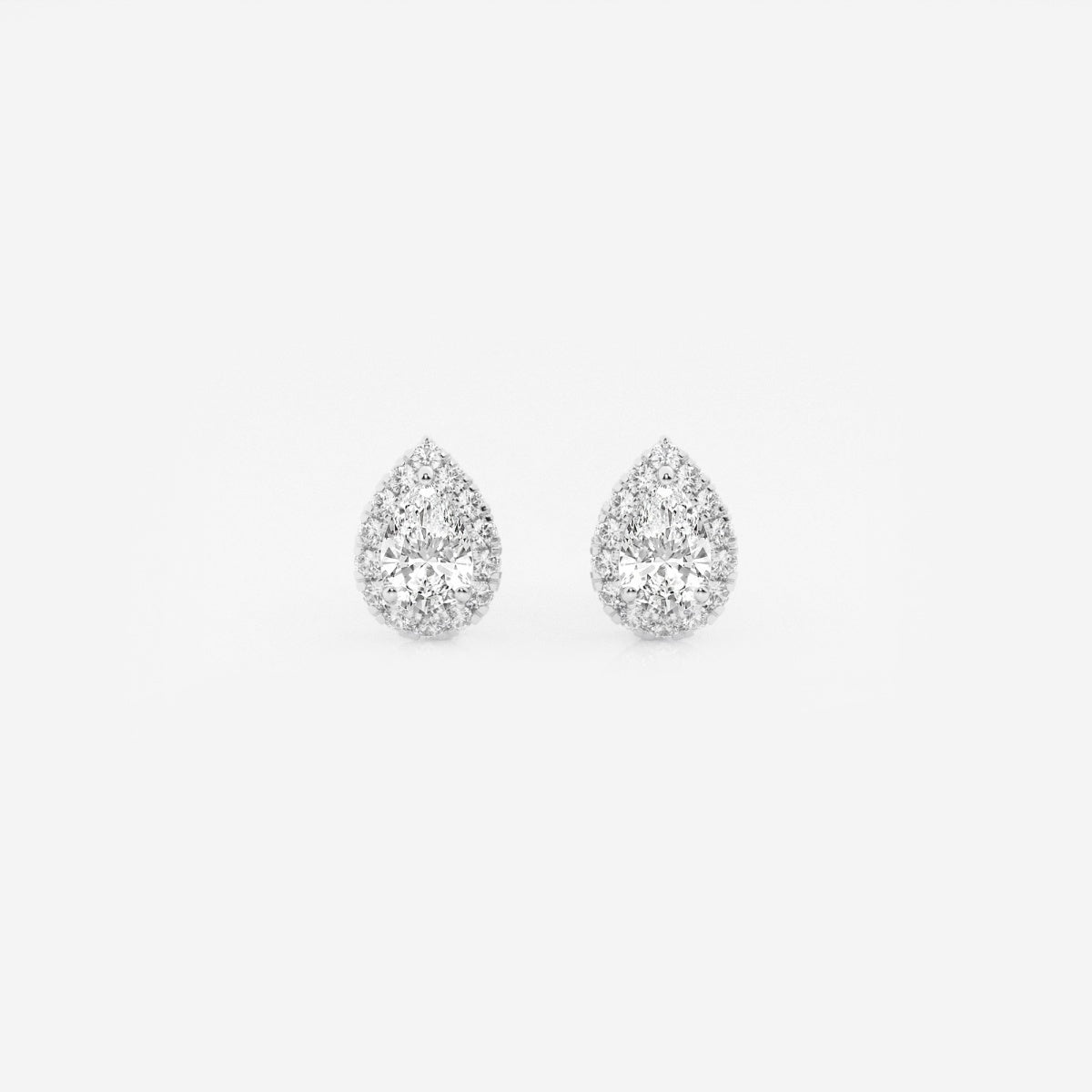 Haley - Radiant Halo Design Earrings