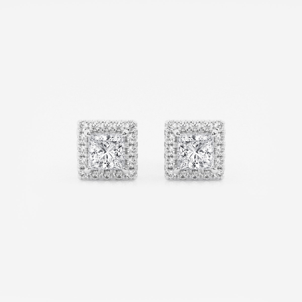 Haley - Radiant Halo Design Earrings