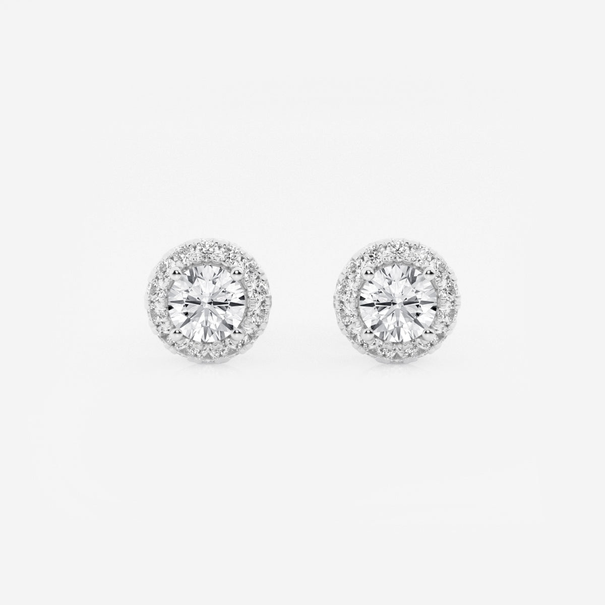 Haley - Radiant Halo Design Earrings