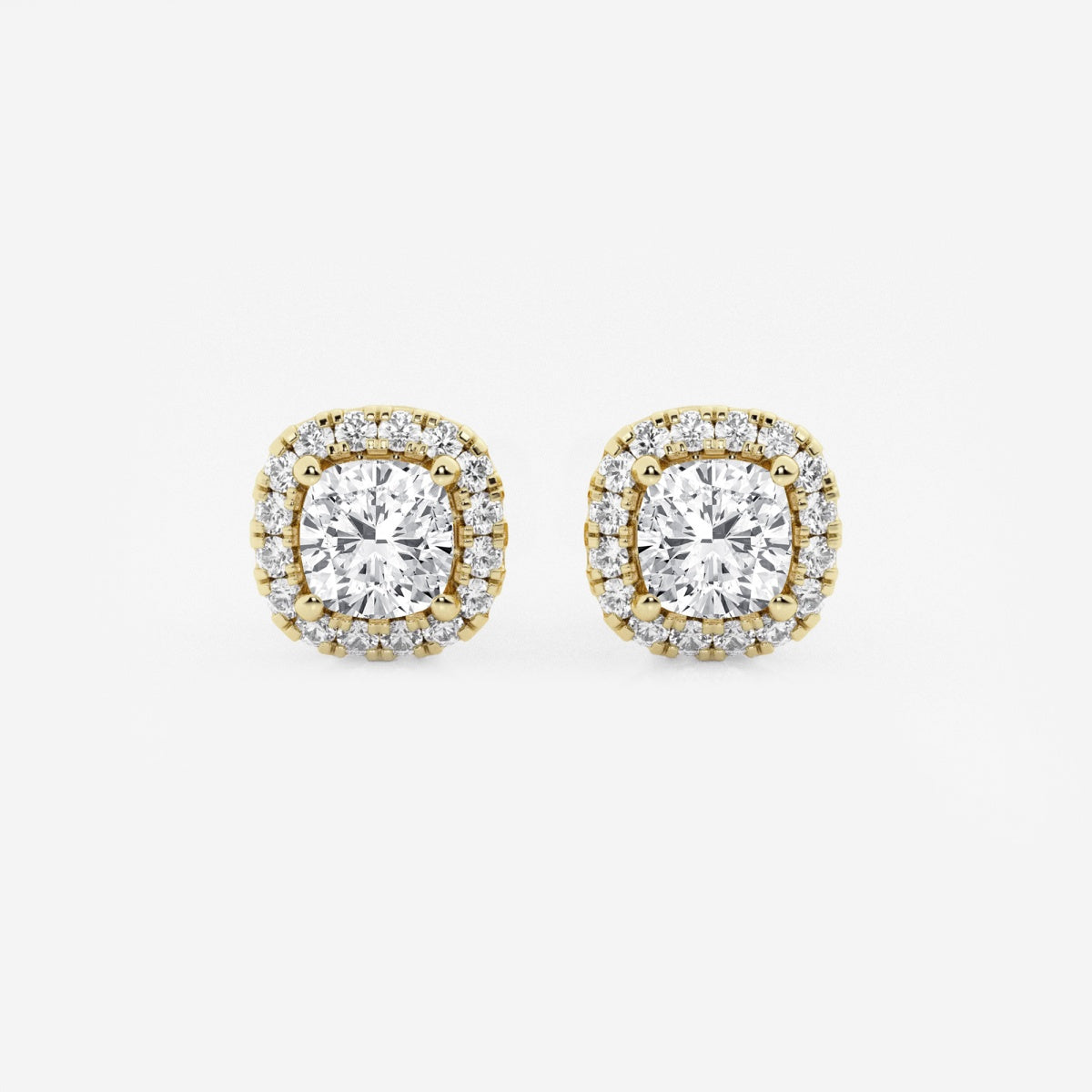 Haley - Radiant Halo Design Earrings