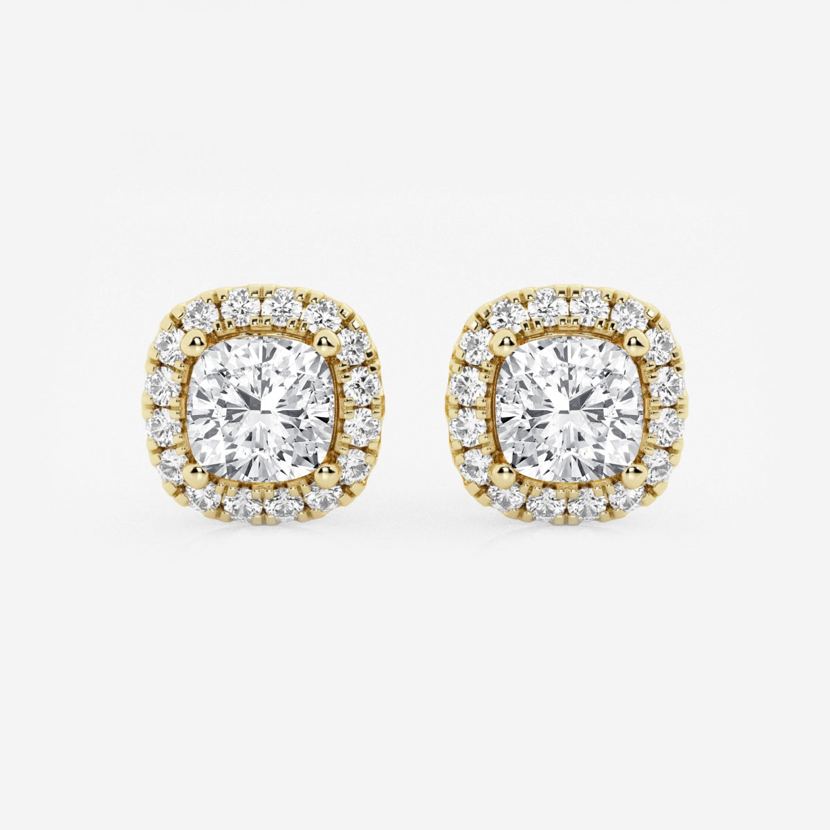 Haley - Radiant Halo Design Earrings