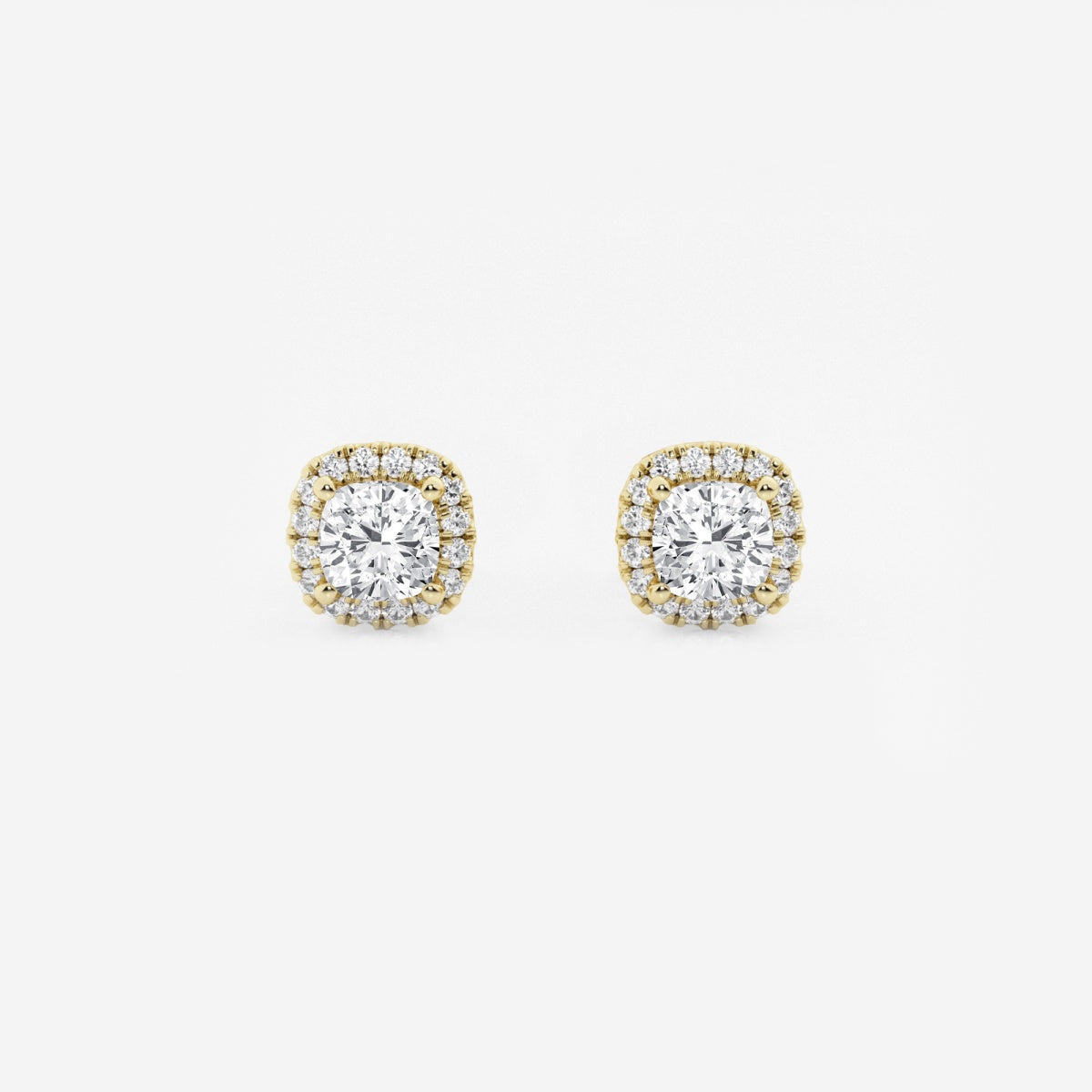 Haley - Radiant Halo Design Earrings