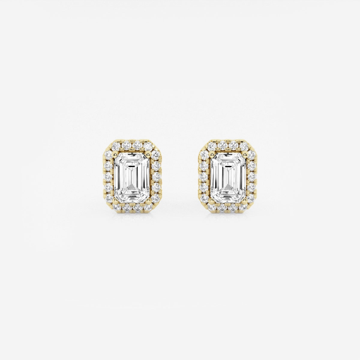 Haley - Radiant Halo Design Earrings