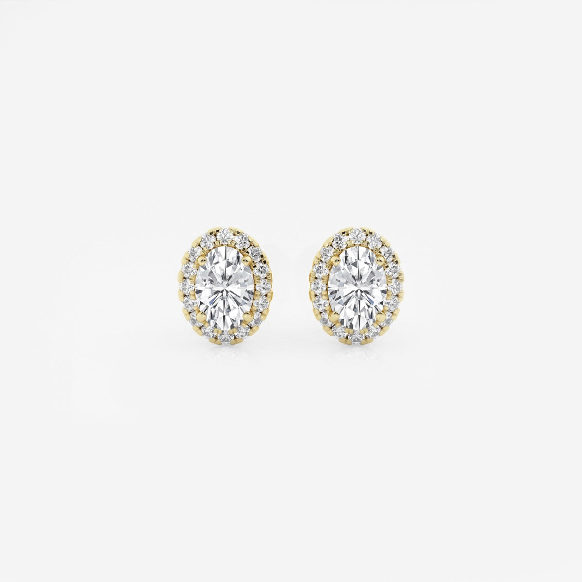 Haley - Radiant Halo Design Earrings