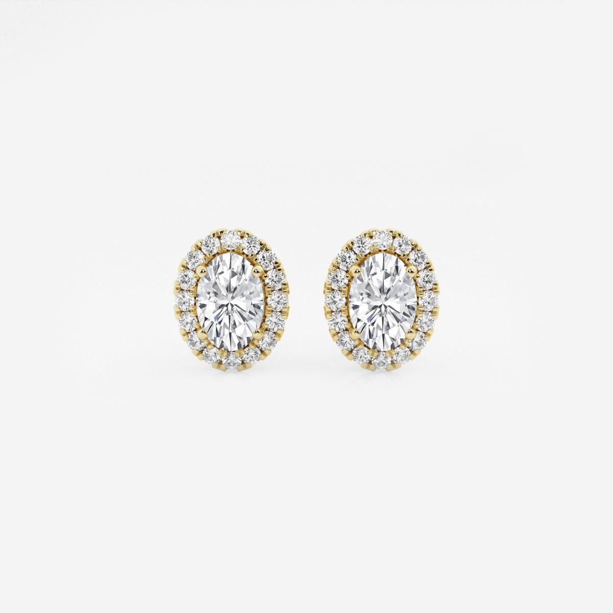 Haley - Radiant Halo Design Earrings