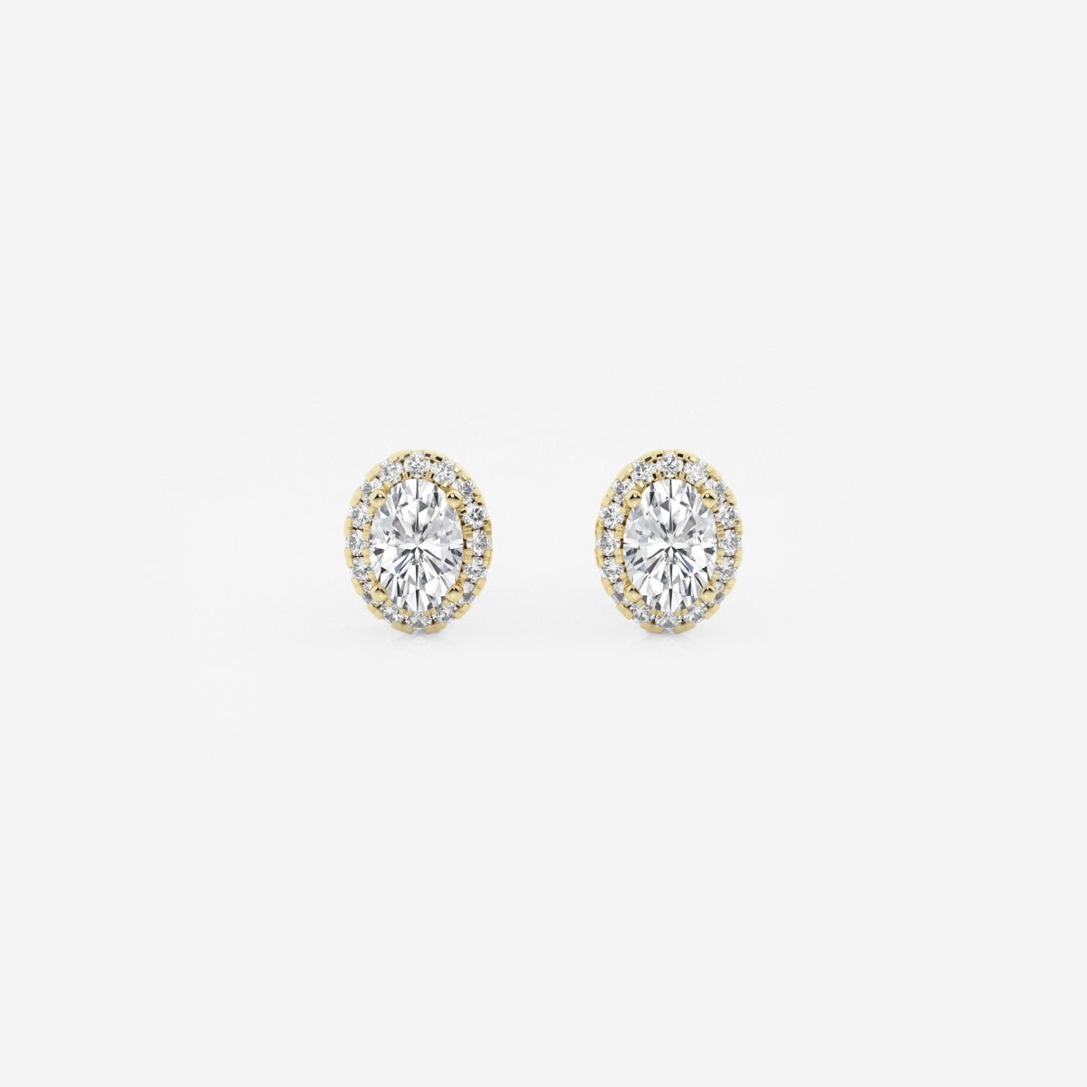 Haley - Radiant Halo Design Earrings