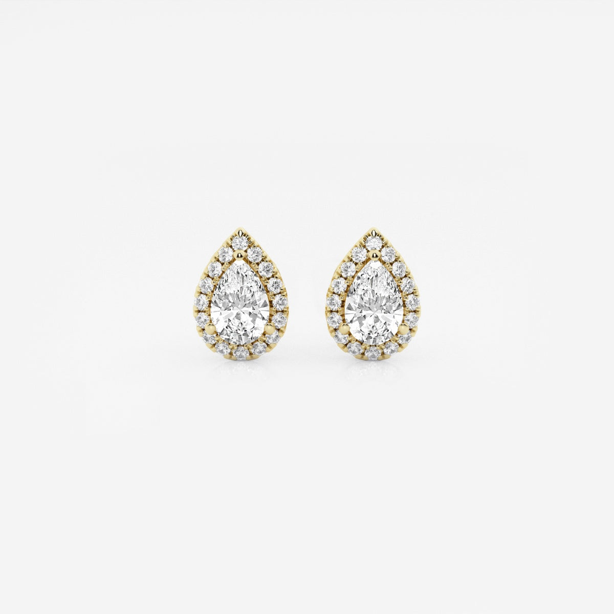 Haley - Radiant Halo Design Earrings