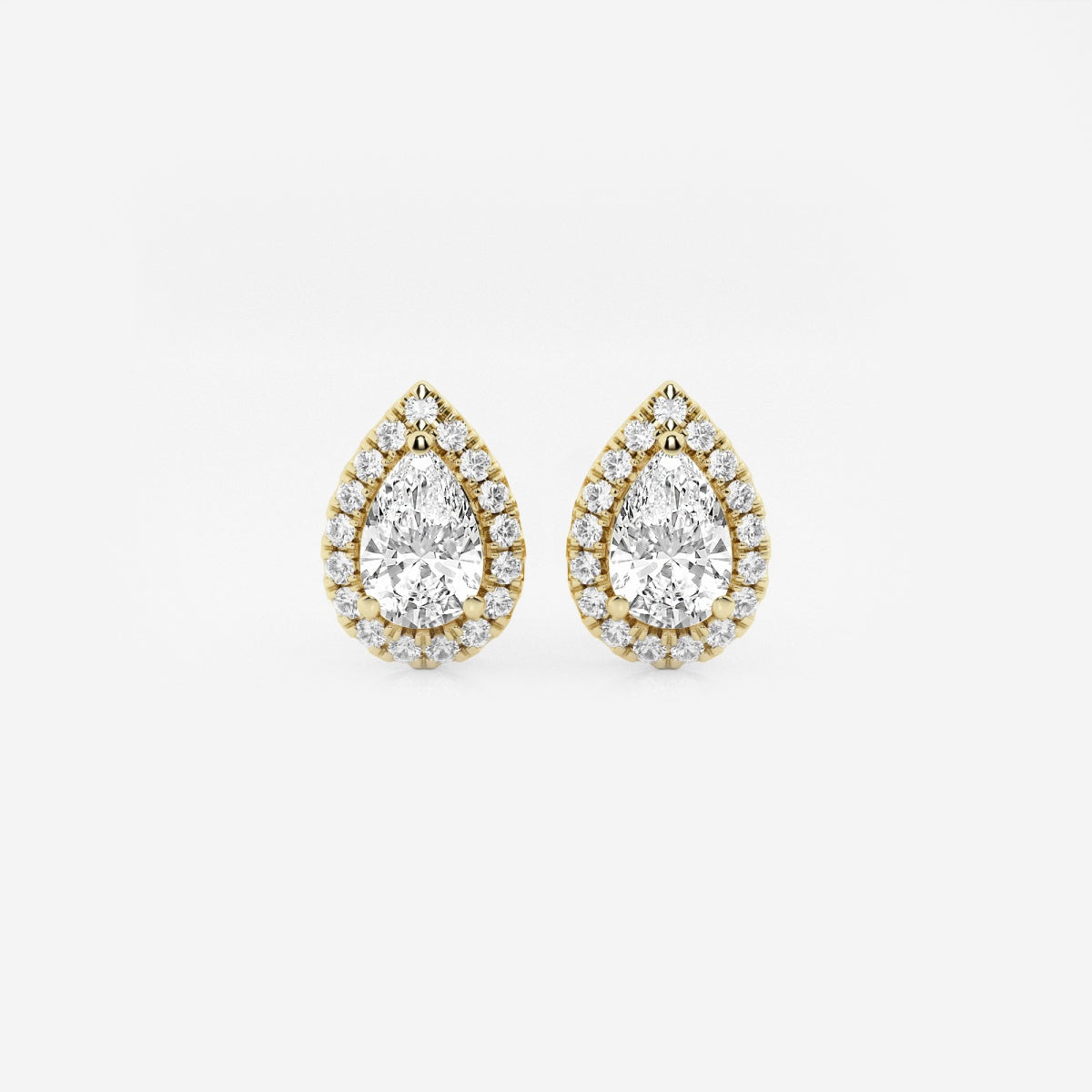 Haley - Radiant Halo Design Earrings