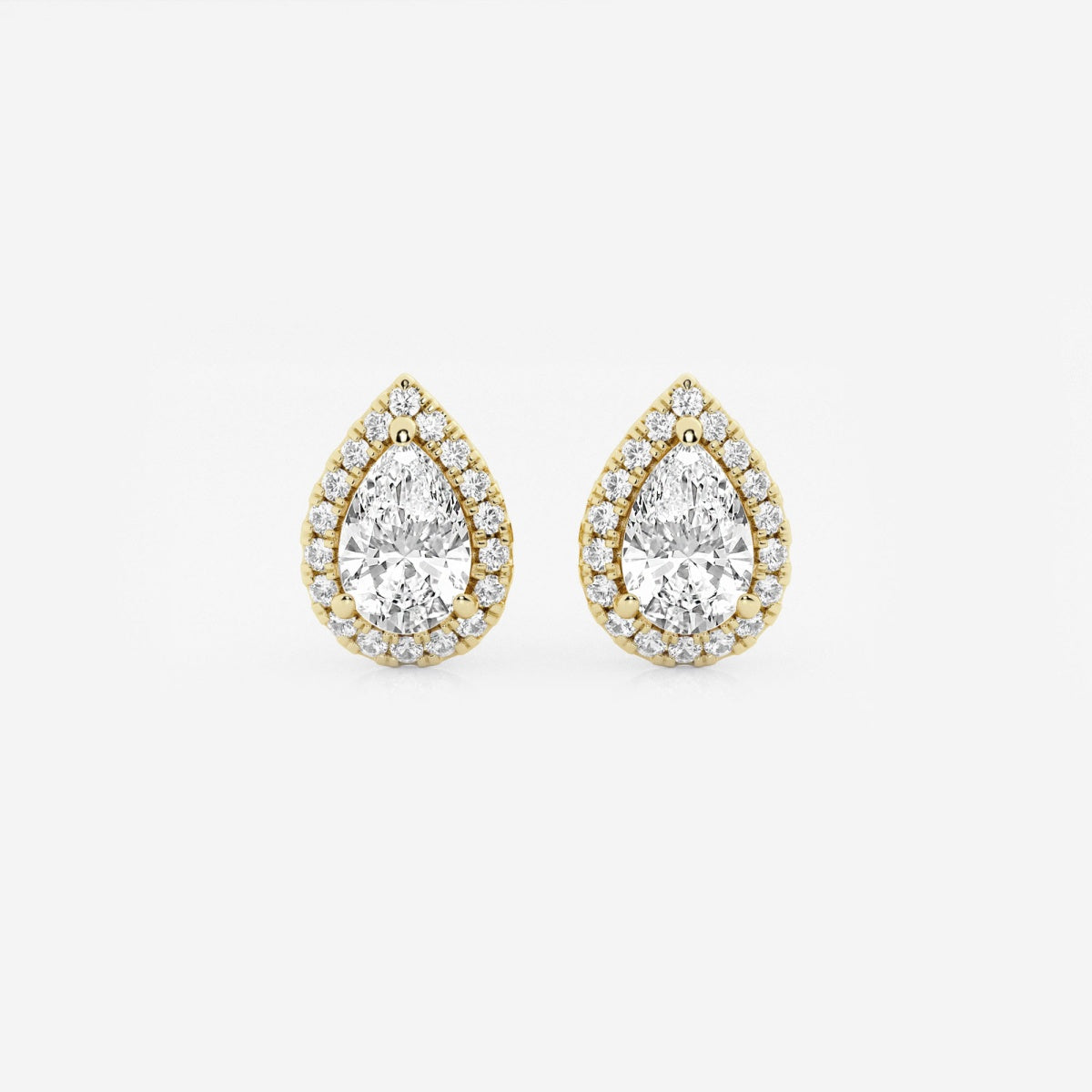 Haley - Radiant Halo Design Earrings
