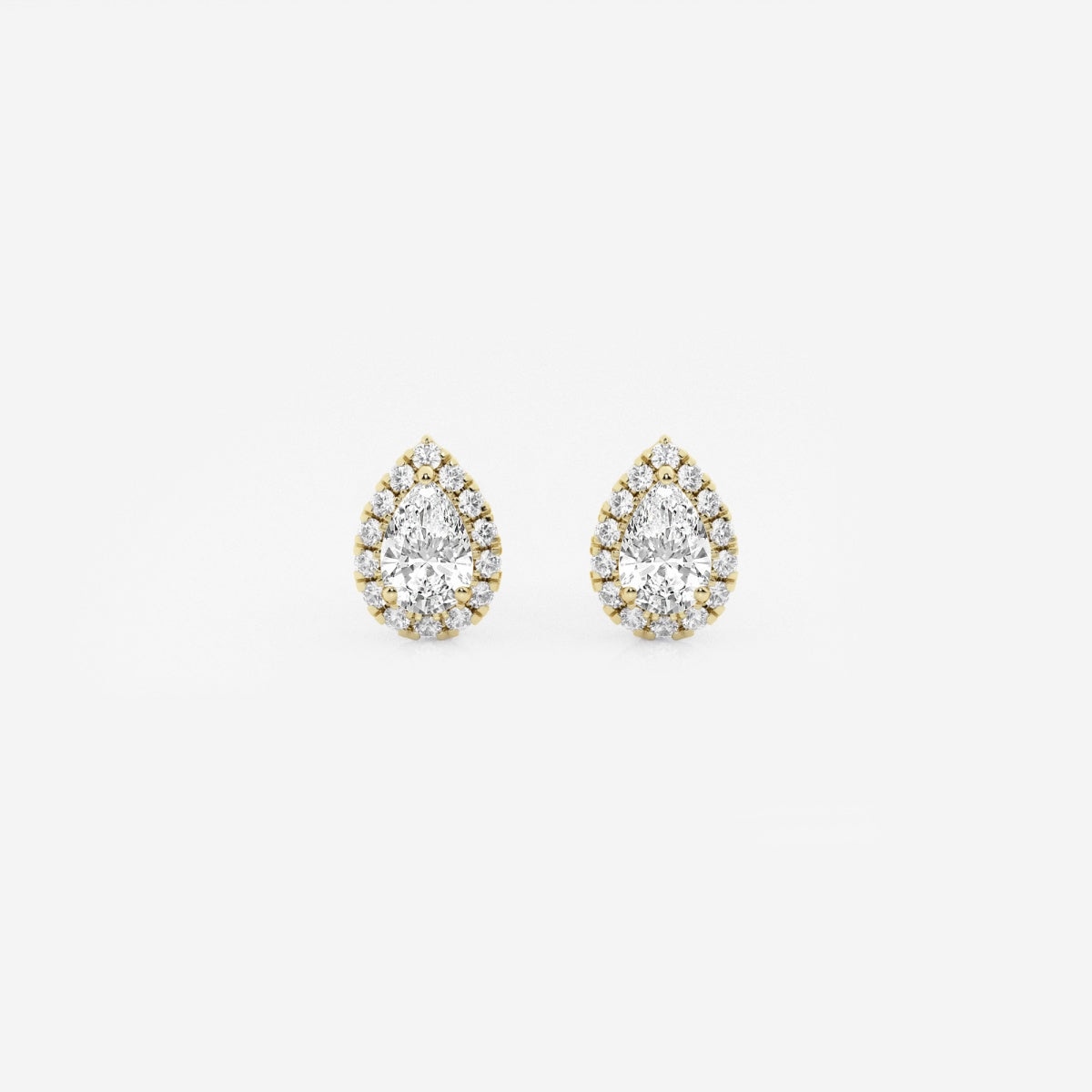Haley - Radiant Halo Design Earrings