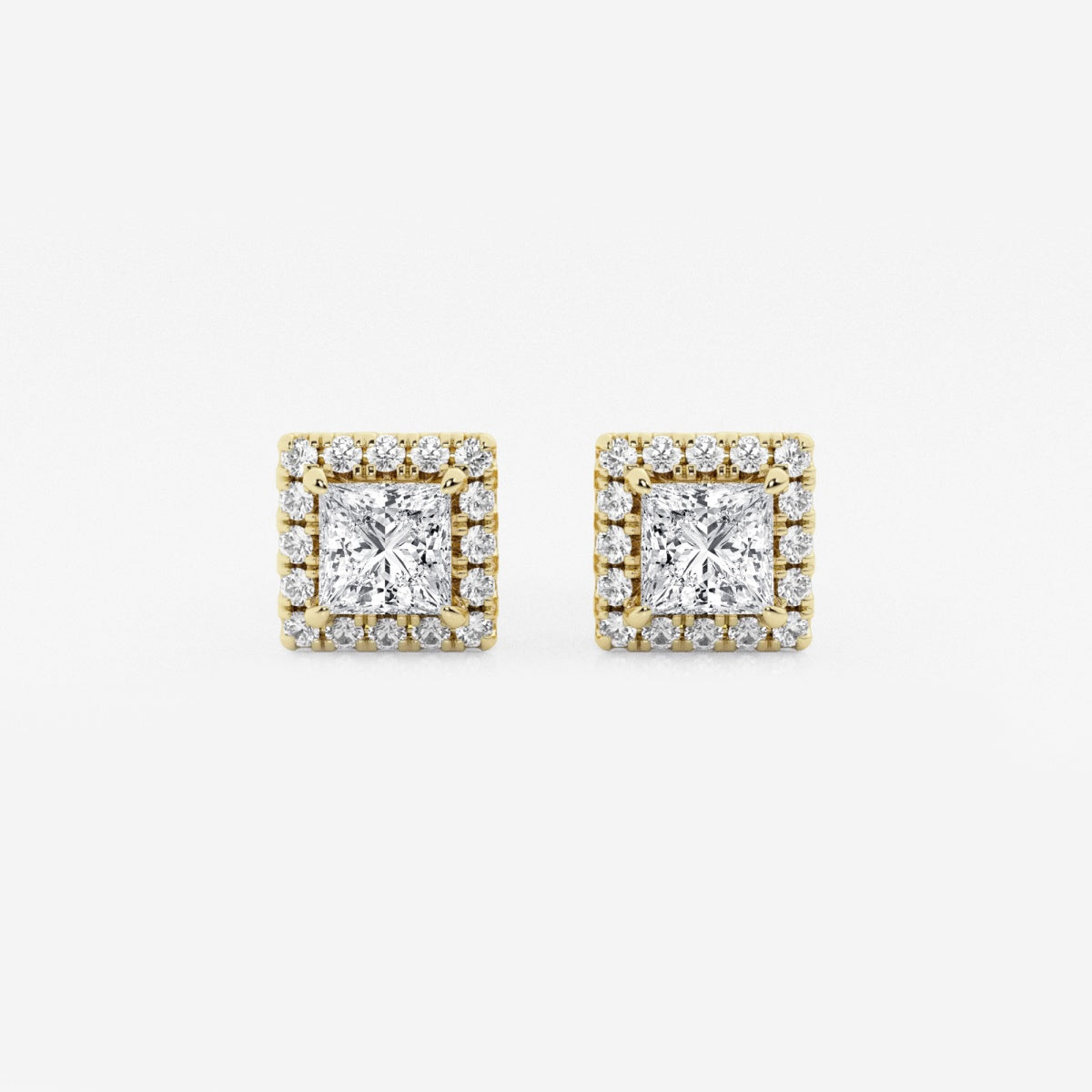 Haley - Radiant Halo Design Earrings
