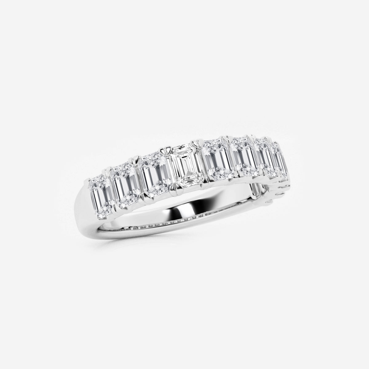 Khloe - Radiant Emerald Band Wedding Ring