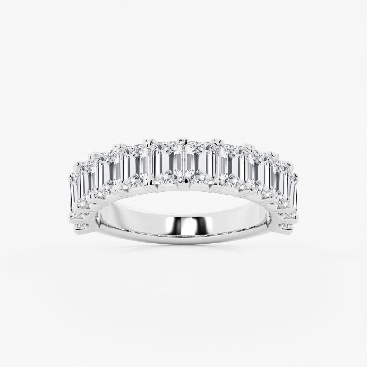 Khloe - Radiant Emerald Band Wedding Ring