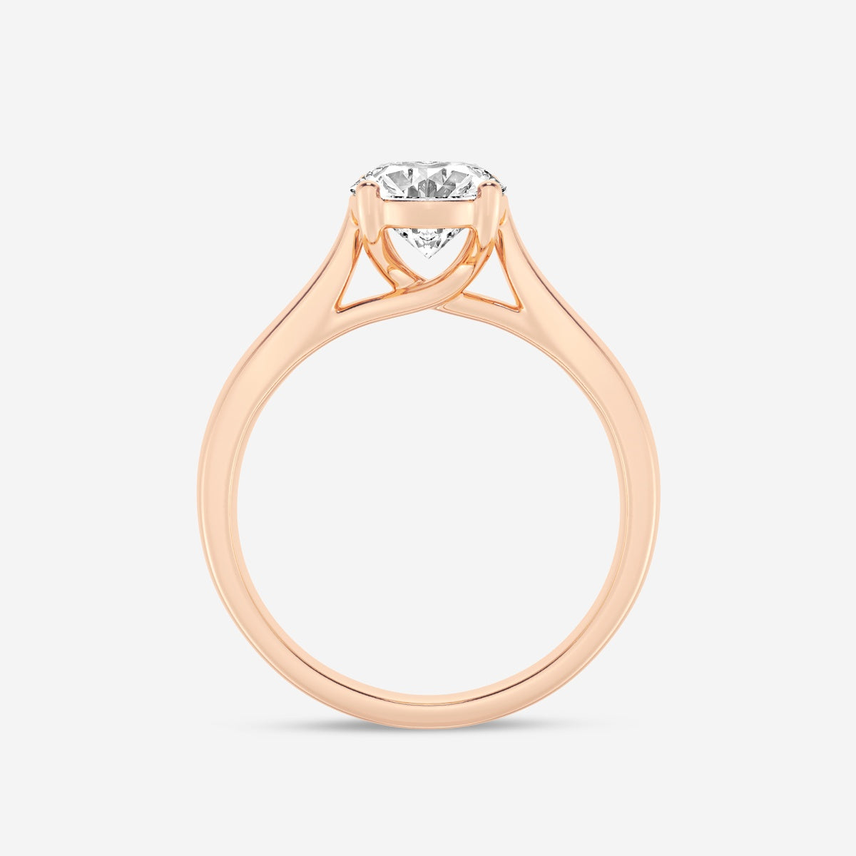 Harper - Trellis Solitaire Engagement Ring