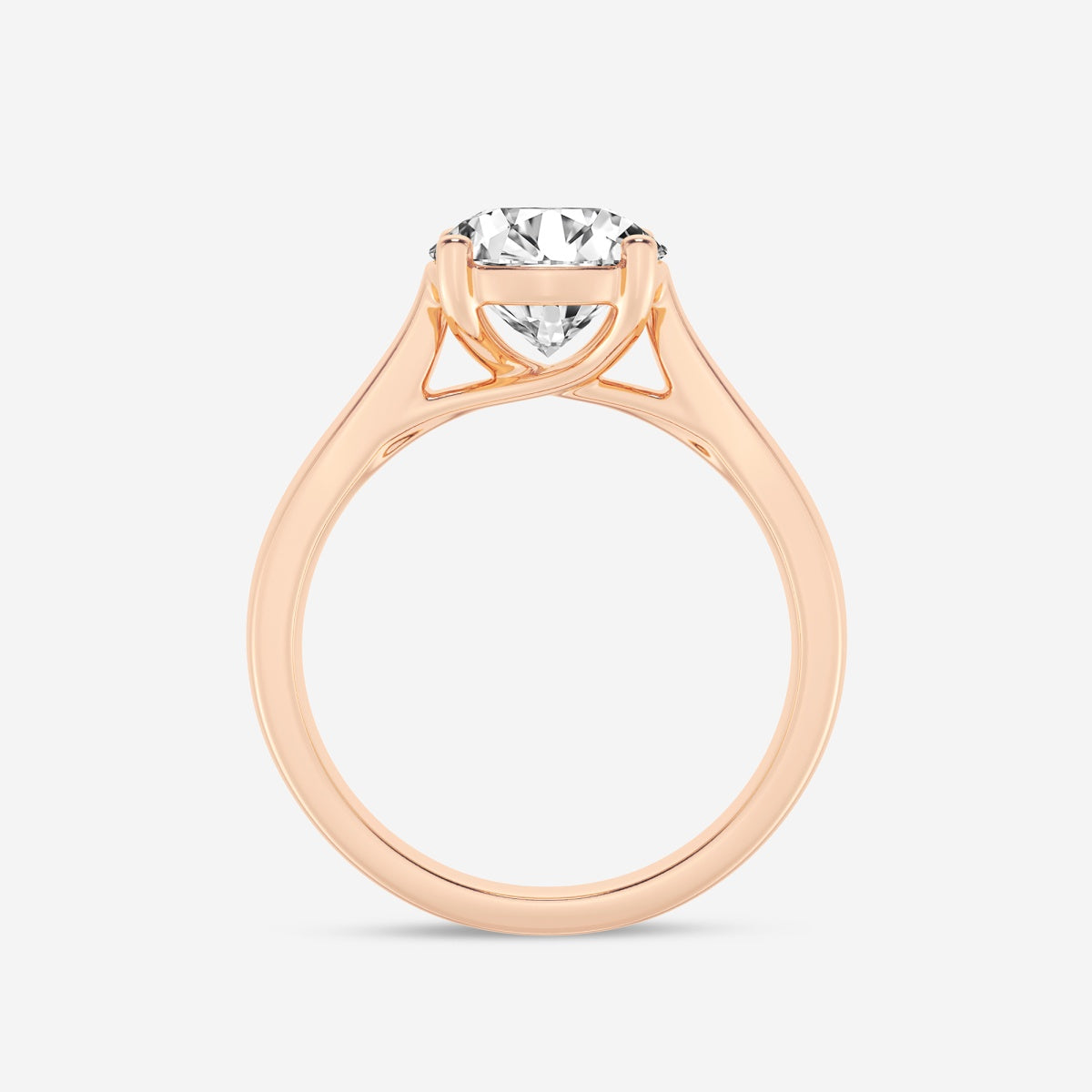 Harper - Trellis Solitaire Engagement Ring