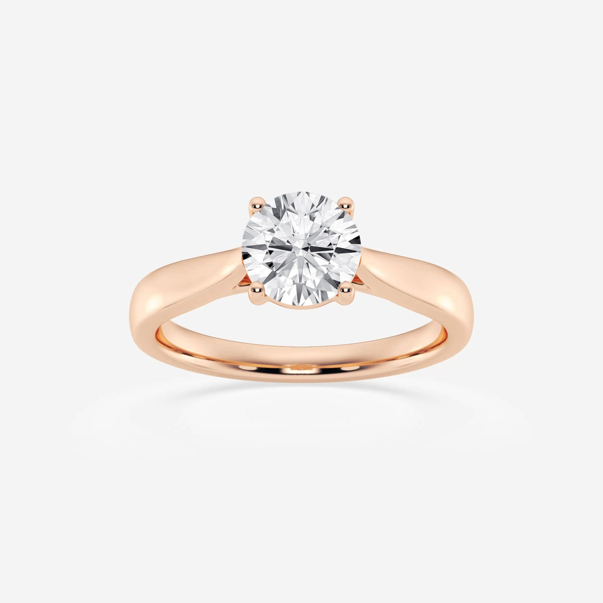 Harper - Trellis Solitaire Engagement Ring