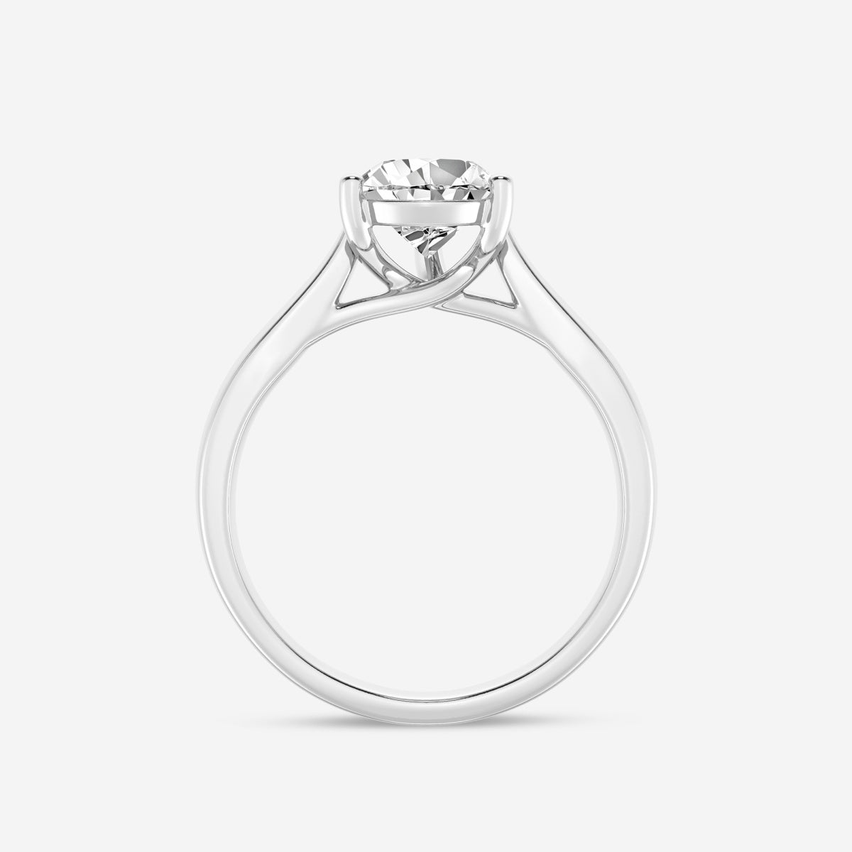 Harper - Trellis Solitaire Engagement Ring