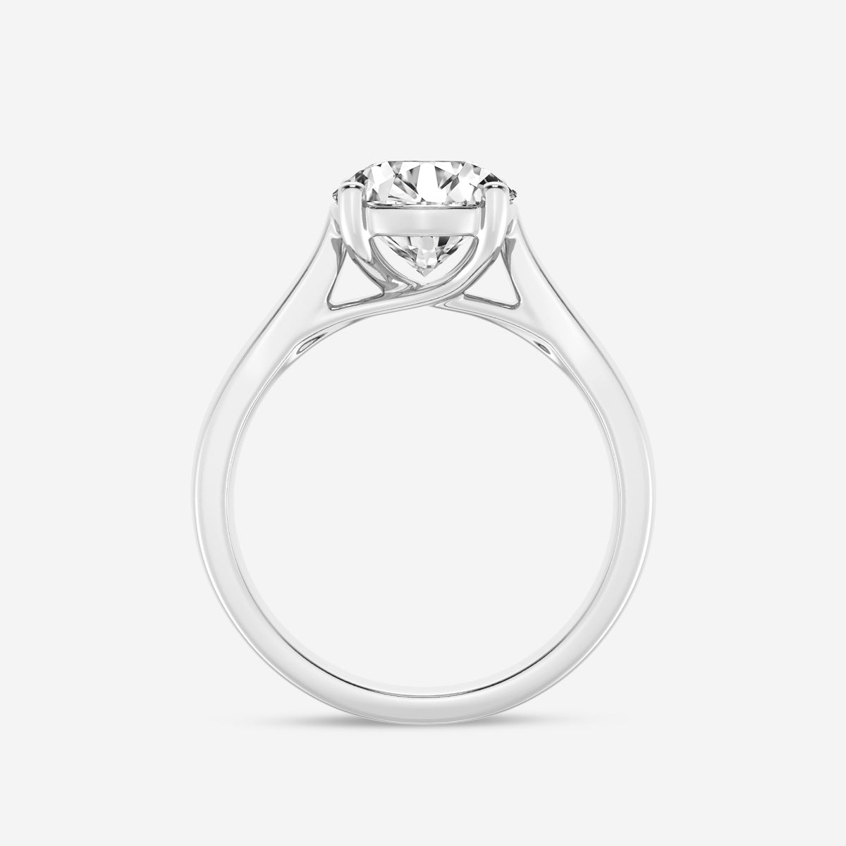 Harper - Trellis Solitaire Engagement Ring