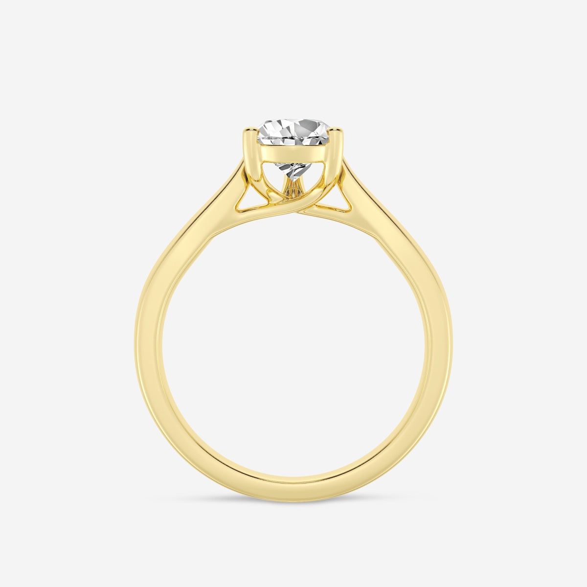 Harper - Trellis Solitaire Engagement Ring