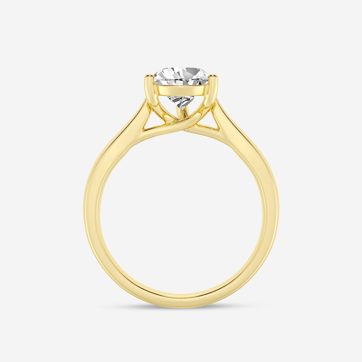 Harper - Trellis Solitaire Engagement Ring