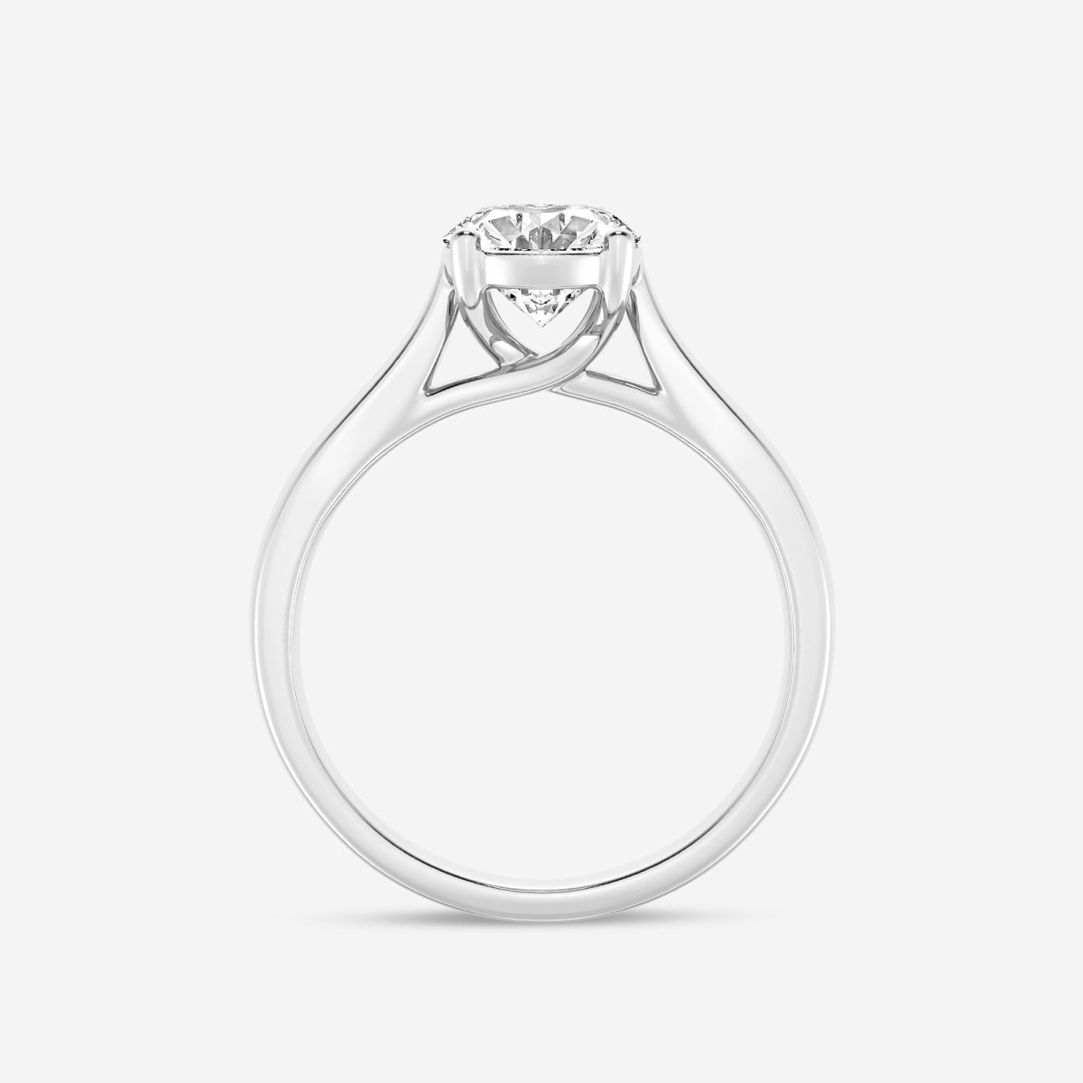 Harper - Trellis Solitaire Engagement Ring