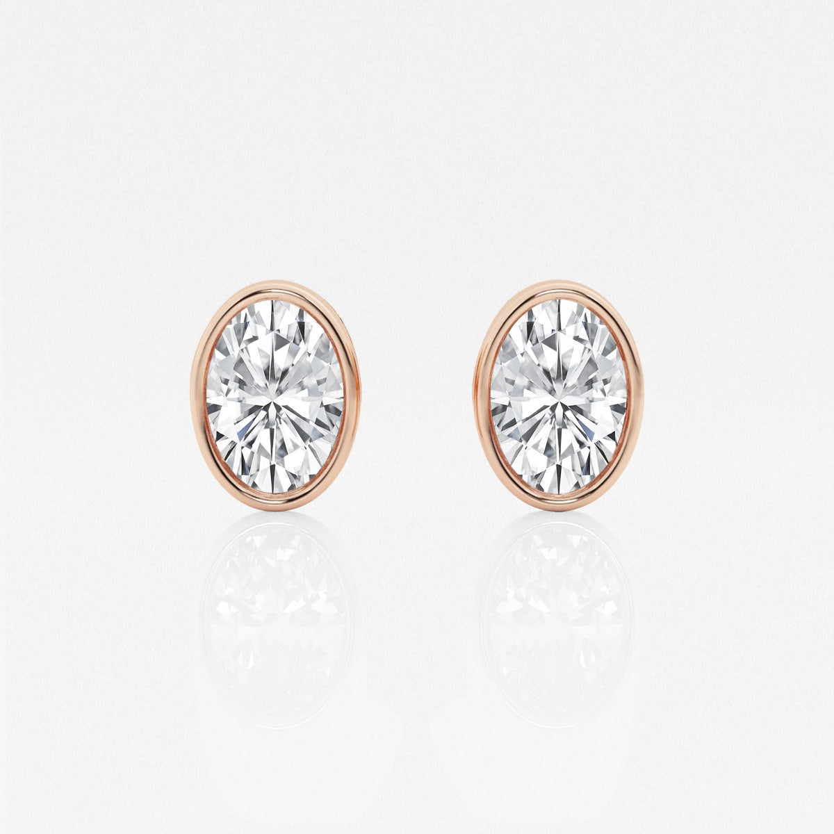 Isabella - Modern Bezel Setting Earrings