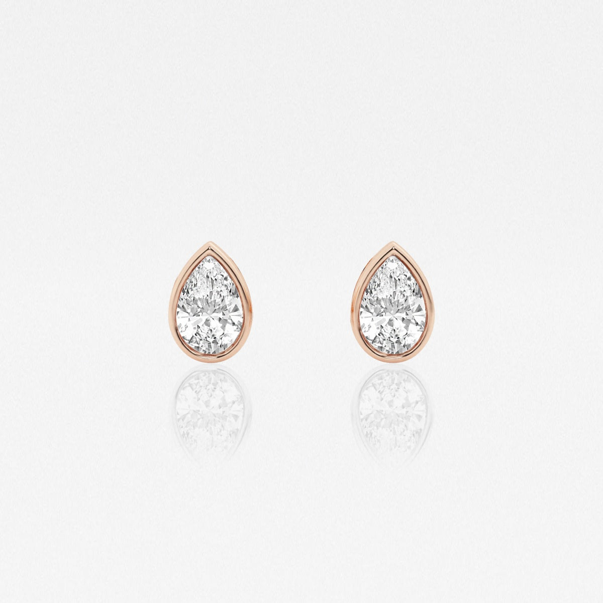 Isabella - Modern Bezel Setting Earrings