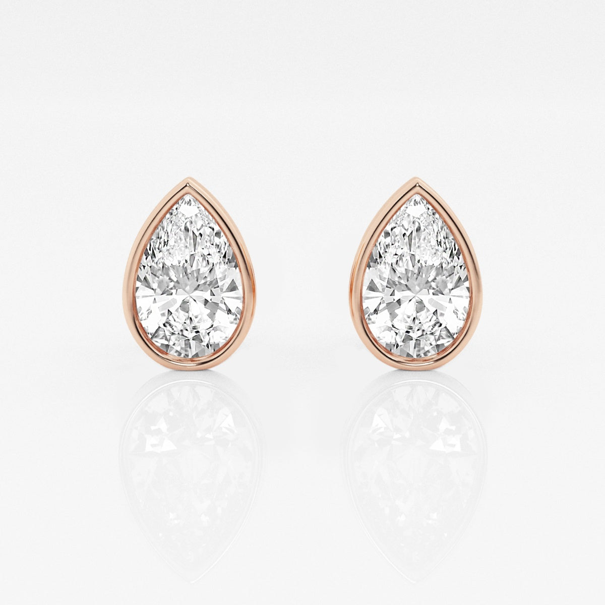 Isabella - Modern Bezel Setting Earrings