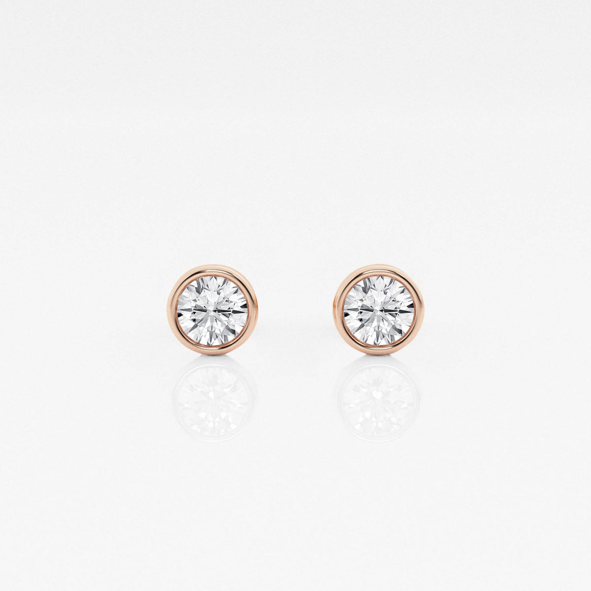 Isabella - Modern Bezel Setting Earrings