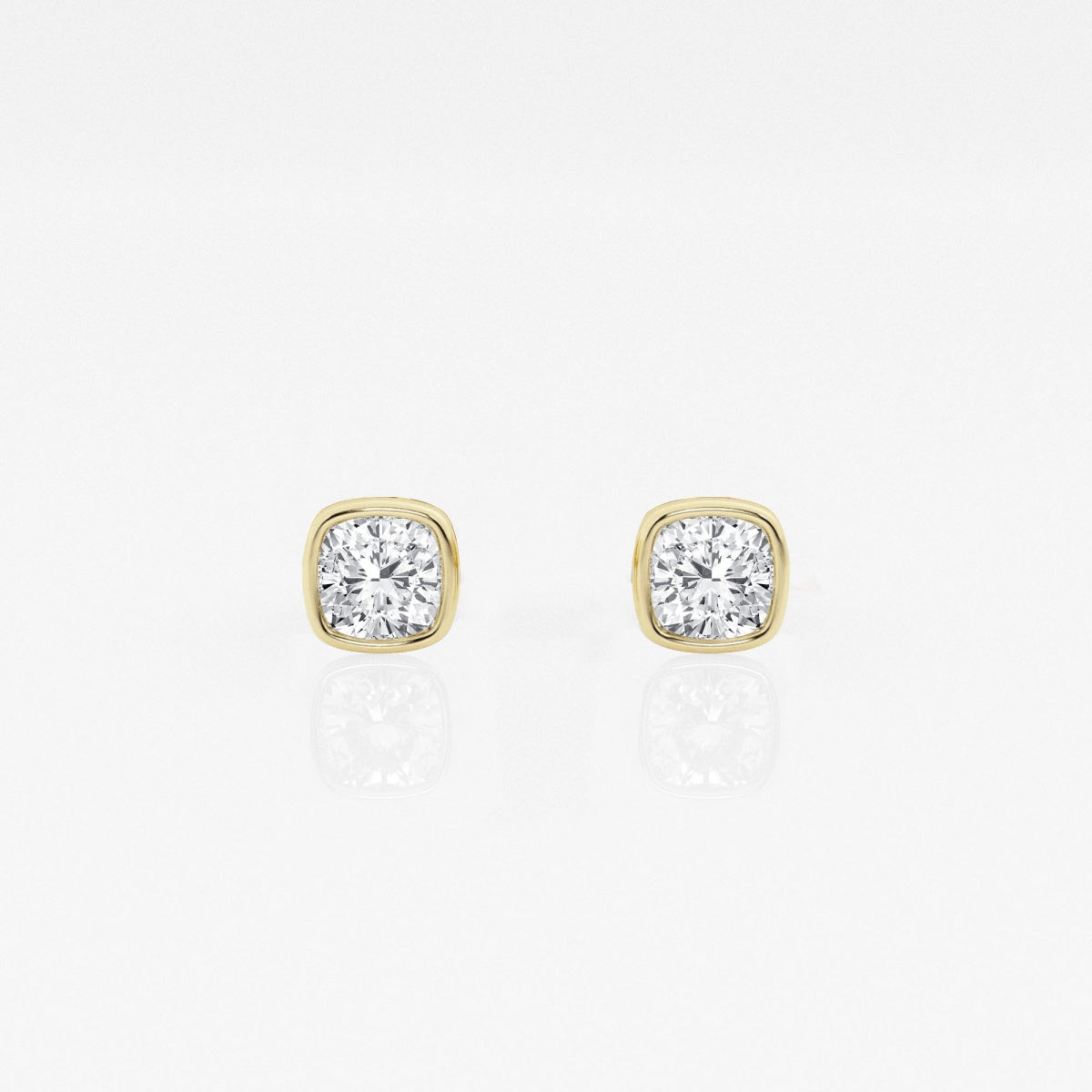 Isabella - Modern Bezel Setting Earrings
