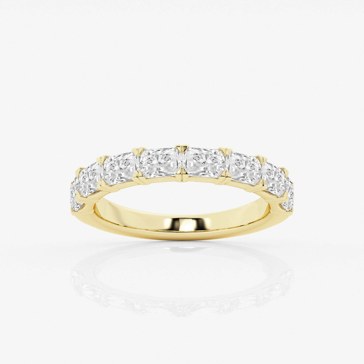 Juliana - Radiant East-West Style Wedding Ring
