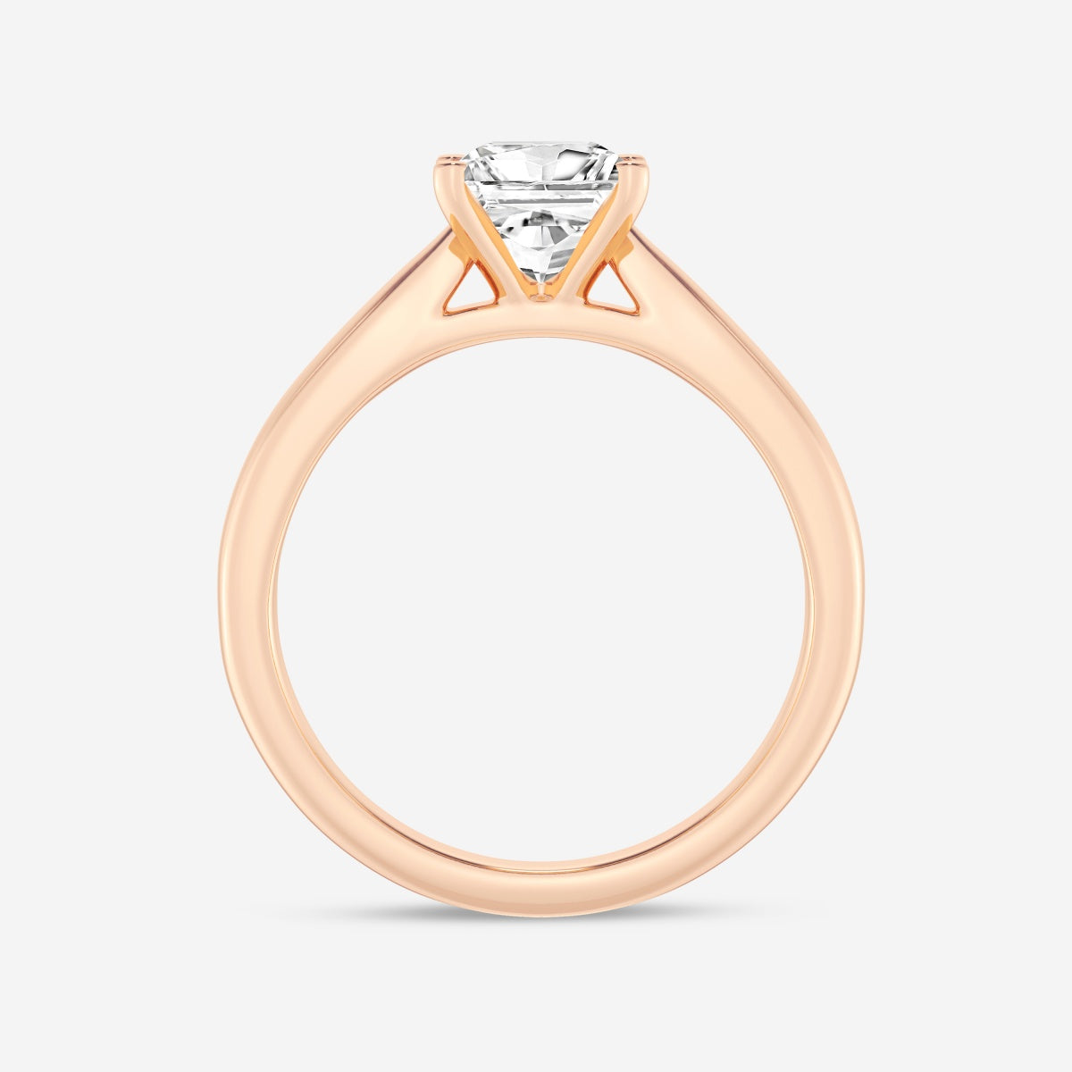 Layla - Cathedral Solitaire Engagement Ring